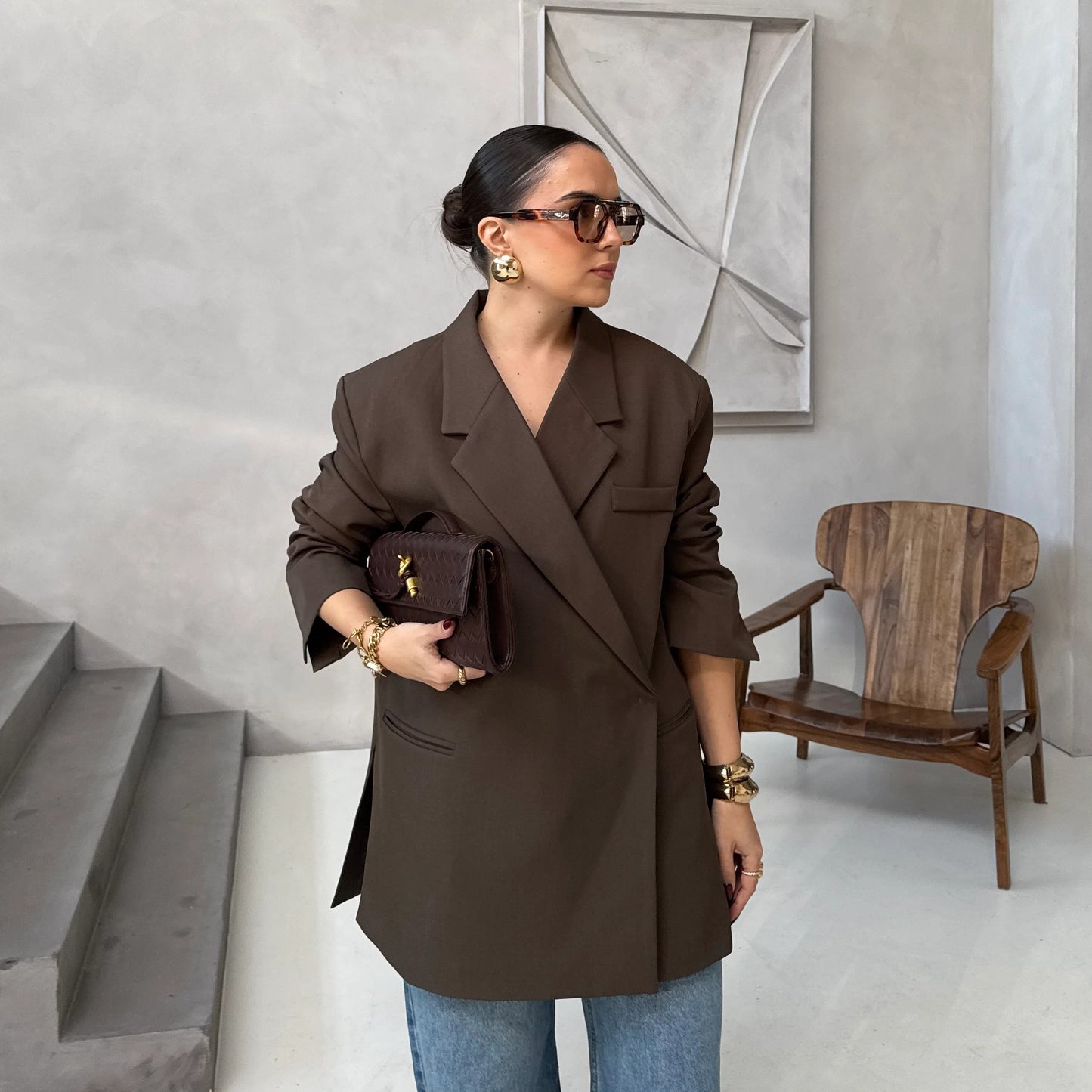 The Office Edit - Asymmetric Blazer