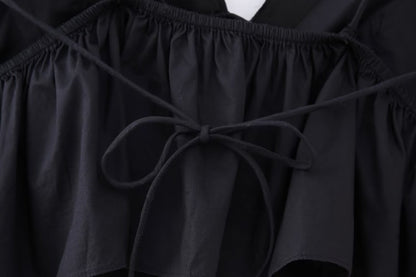 Women's European And American Style Flower Decoration Short Camisole Top