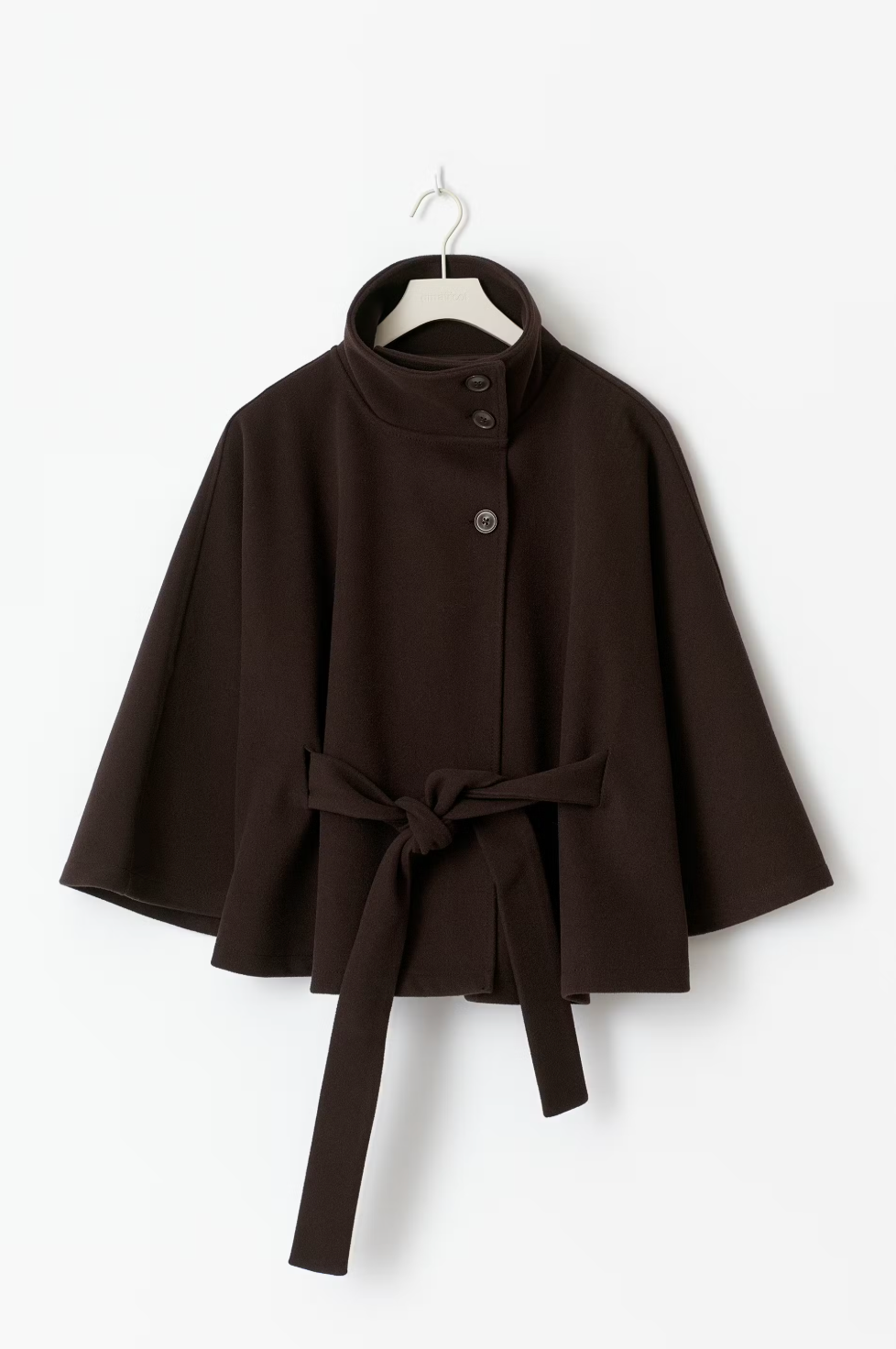 Belted Cape Jacket - By Miralo