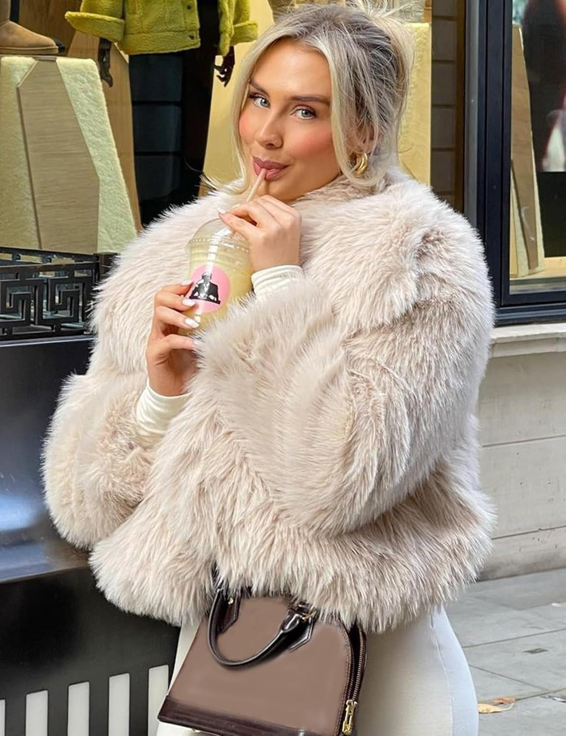 Mirala Faux Fur Coatt