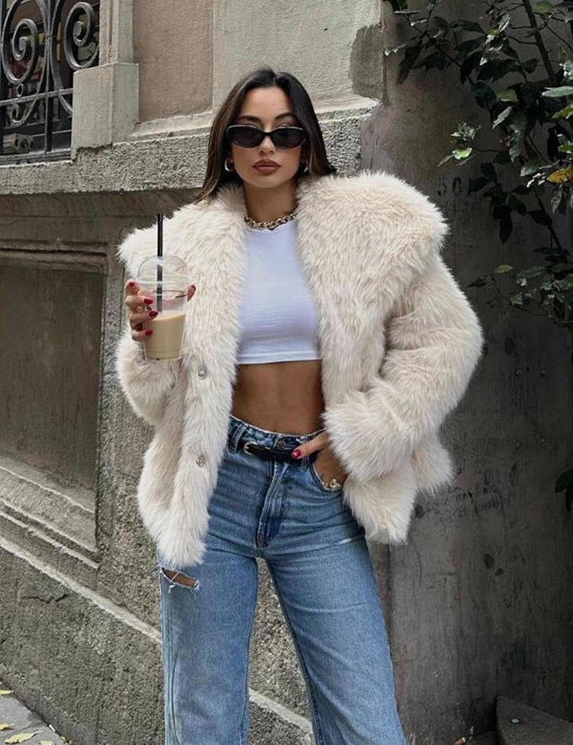 Mirala Faux Fur Coatt